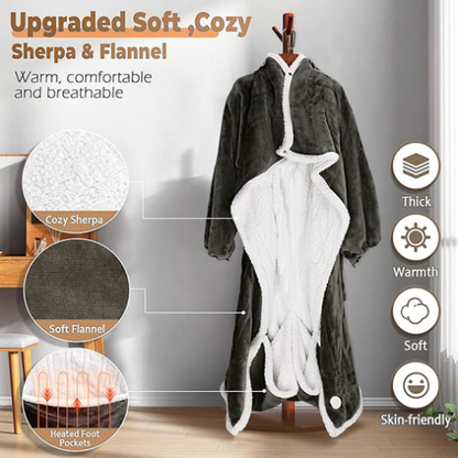 HeatCuddle™ Premium Wearable Heated Blanket