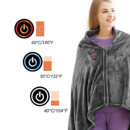 HeatCuddle™ Heated Zip Blanket